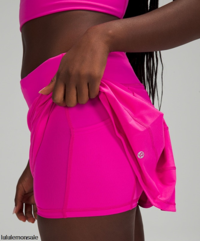 Lululemon Damen DELULU385 | Lululemon Deutschland Sonic Pink Pace Rival Mittelhoher Rock